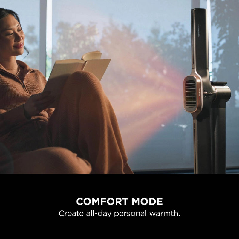 Shark TurboBlade Cool + Heat TH200UK Fan & Heater - Charcoal Black