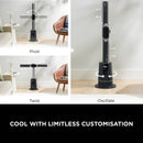 Shark TurboBlade Cool + Heat TH200UK Fan & Heater - Charcoal Black