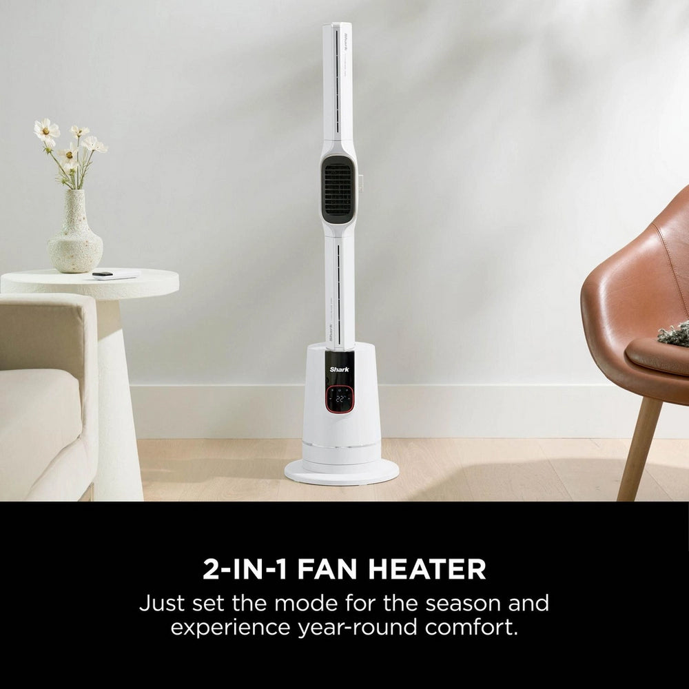 Shark TurboBlade Cool + Heat TH200UKWH Fan & Heater - White
