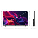 Sharp 4T-C65GK4245KB 65 Inch 4K UHD Frameless Smart TiVo TV 2024 65 Inch
