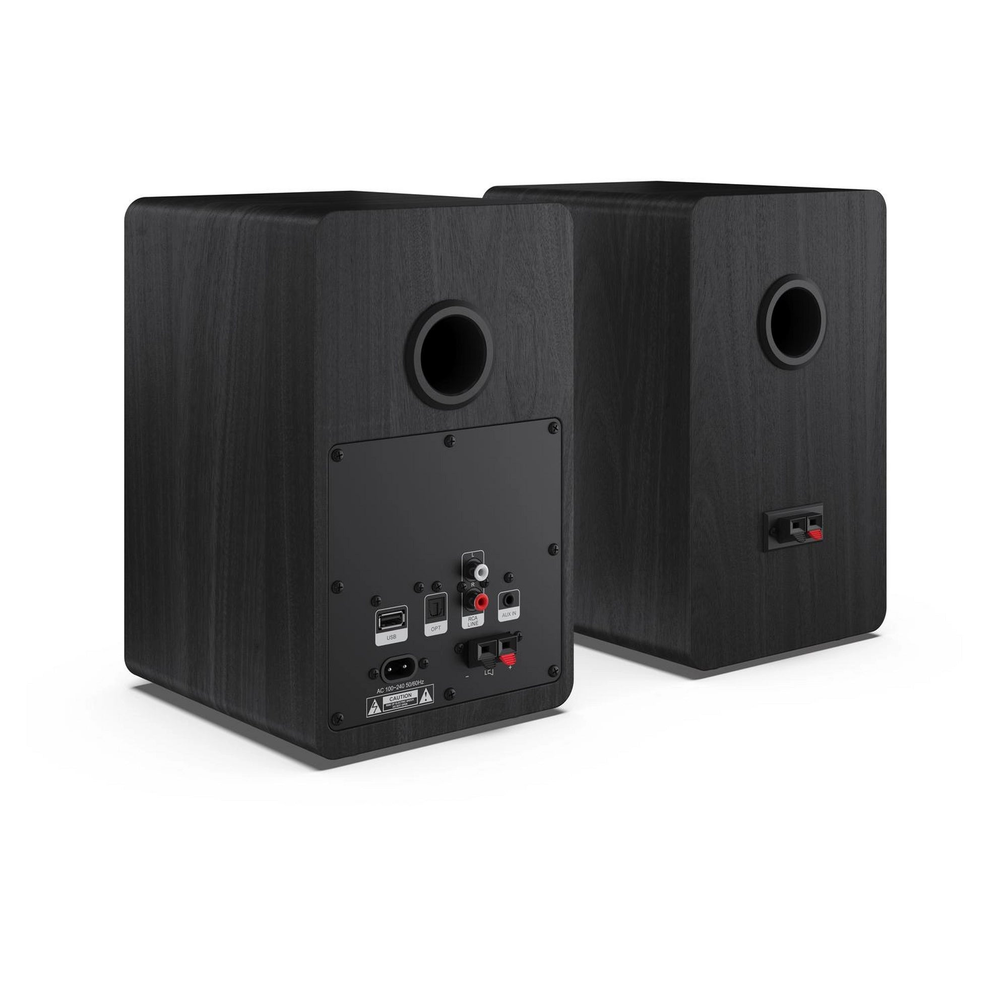 Sharp CP-SS30 BK Bluetooth 2-way Active Bookshelf Speakers Pair - Black