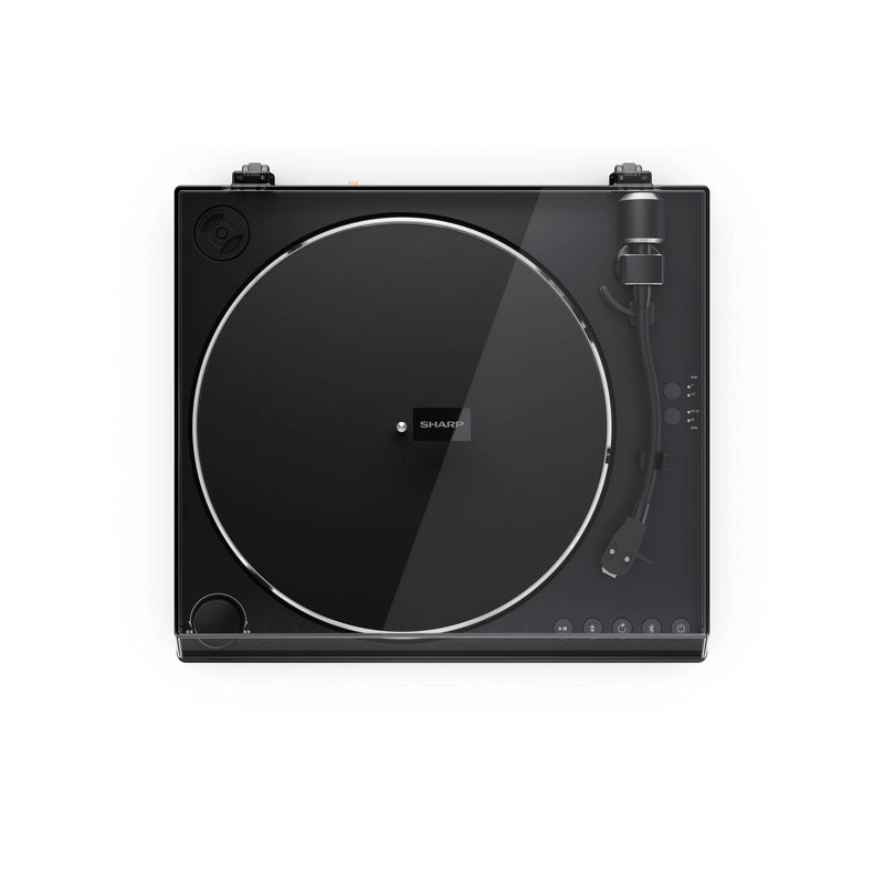 Sharp RP-TT100 Fully Automatic Belt Drive Bluetooth Turntable with Built-in Preamp Black