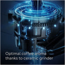 Siemens TP515GB1 EQ500 Bean to cup coffee machine Black Silver