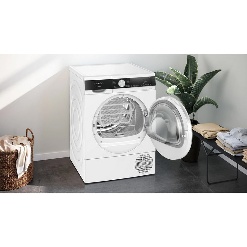 Siemens WQ45G202GB 9kg iQ500 Freestanding Heat Pump Tumble Dryer - A+++ Rated White