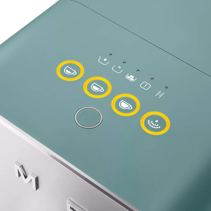 Smeg BCC12EGMUK Retro Bean to Cup Espresso Coffee Machine Emerald Emerald