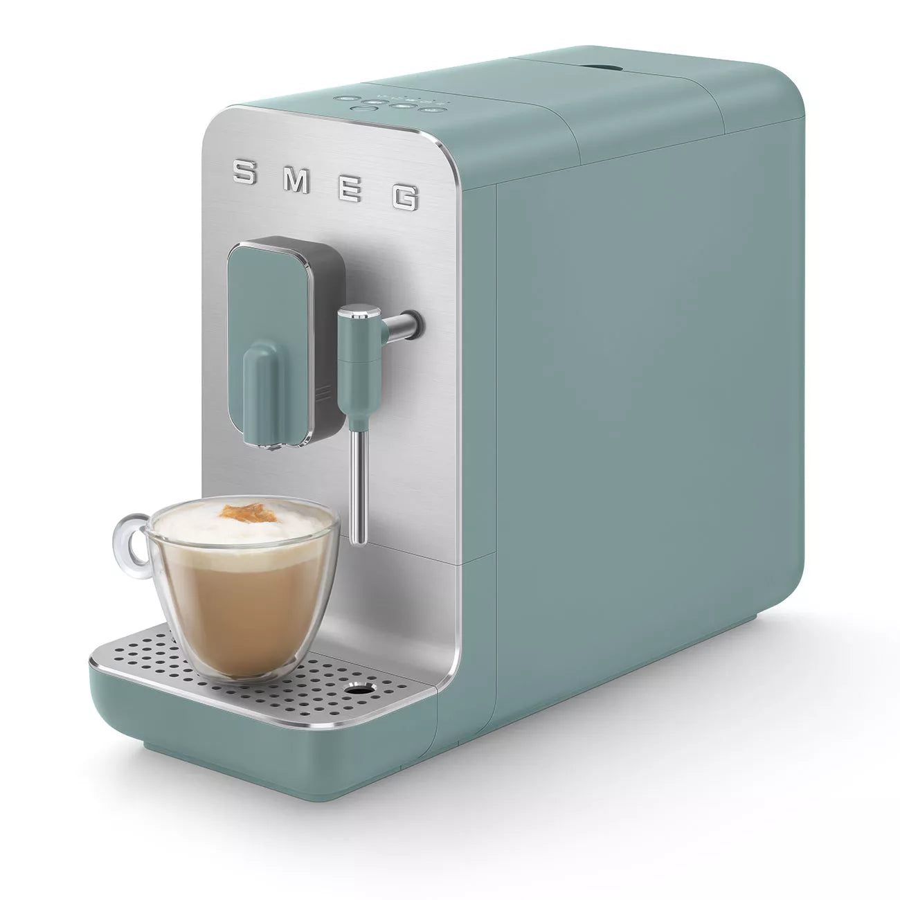 Smeg BCC12EGMUK Retro Bean to Cup Espresso Coffee Machine Emerald Emerald