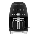 Smeg DCF02BLMUK 50s Style Retro Design Drip Filter Coffee Machine Matt Black Matt Black