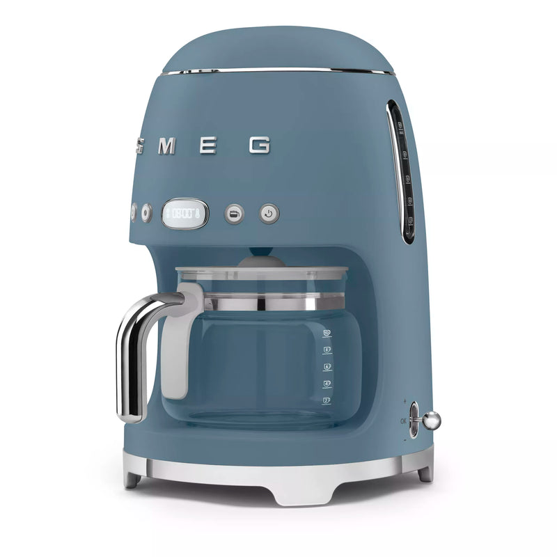 Smeg DCF02SBMUK 50s Style Retro Design Drip Filter Coffee Machine Storm Blue Storm Blue