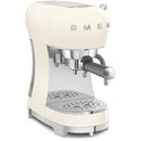Smeg ECF02CRUK 50s Retro Style Espresso Coffee Machine with Steam Wand Cream Cream