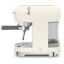 Smeg ECF02CRUK 50s Retro Style Espresso Coffee Machine with Steam Wand Cream Cream