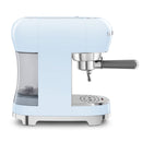 Smeg ECF02PBUK 50s Retro Style Espresso Coffee Machine with Steam Wand Pastel Blue Pastel Blue