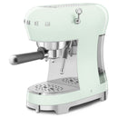 Smeg ECF02PGUK Espresso Coffee Machine with Steam Wand Pastel Green Pastel Green