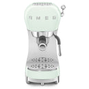 Smeg ECF02PGUK Espresso Coffee Machine with Steam Wand Pastel Green Pastel Green