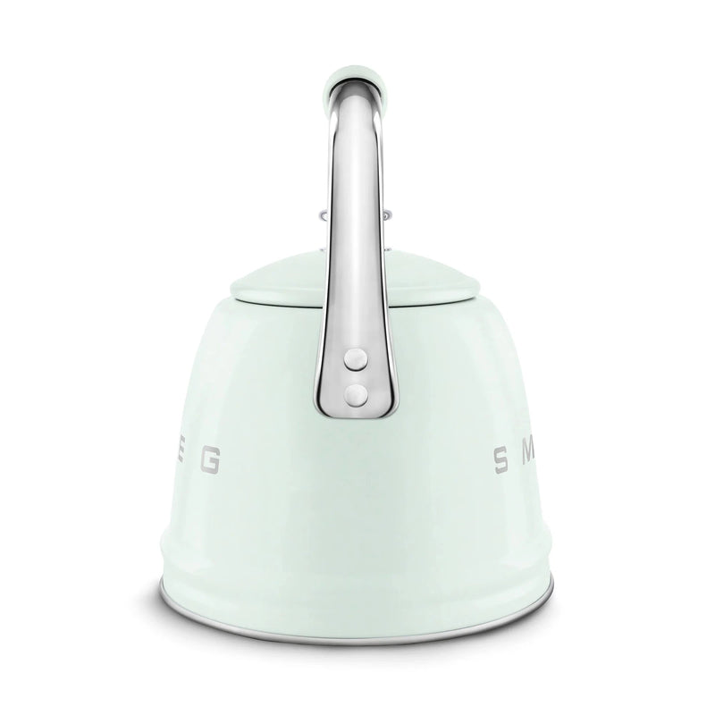 Smeg WKF01PG Retro 50s Style Whistling Hob Kettle Pastel Green Pastel Green