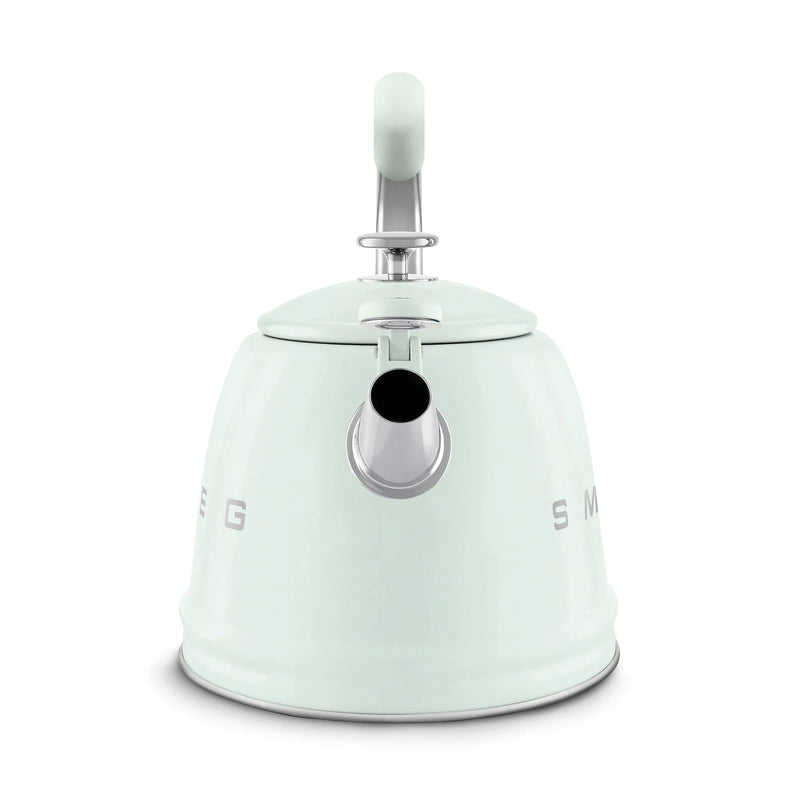 Smeg WKF01PG Retro 50s Style Whistling Hob Kettle Pastel Green Pastel Green