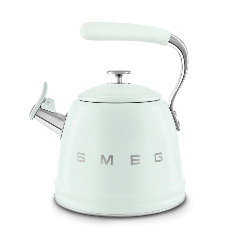 Smeg WKF01PG Retro 50s Style Whistling Hob Kettle Pastel Green Pastel Green