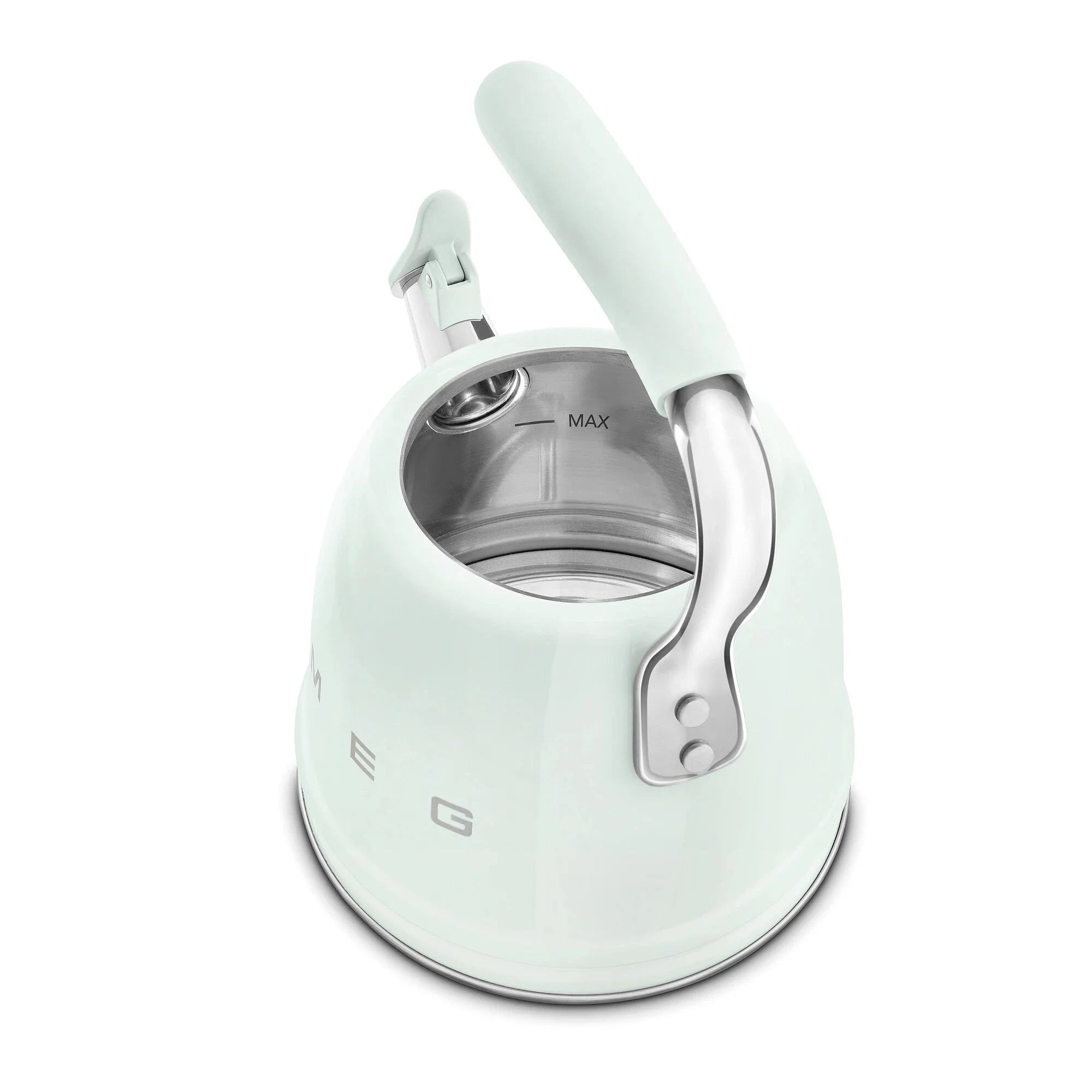 Smeg WKF01PG Retro 50s Style Whistling Hob Kettle Pastel Green Pastel Green