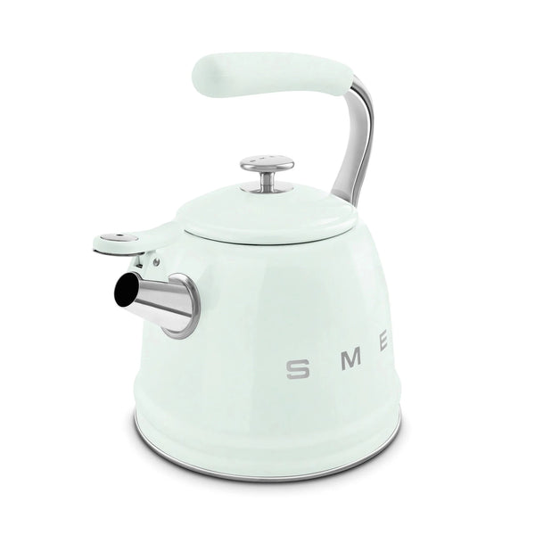 Smeg WKF01PG Retro 50s Style Whistling Hob Kettle Pastel Green Pastel Green