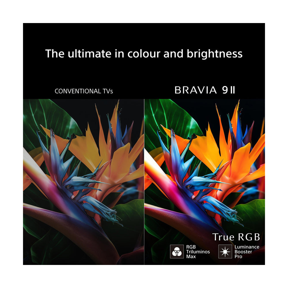 Sony BRAVIA 9 II K115XR95M2B 115 Inch True RGB LED 4K Ultra HD HDR Smart Google TV 2026 115 Inch