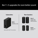 Sony BRAVIA Theatre Bar 7 + S (HTA7100KIT) Dolby Atmos Soundbar with SASW7 100W Subwoofer