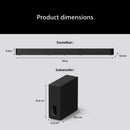 Sony BRAVIA Theatre Bar 7 + S (HTA7100KIT) Dolby Atmos Soundbar with SASW7 100W Subwoofer