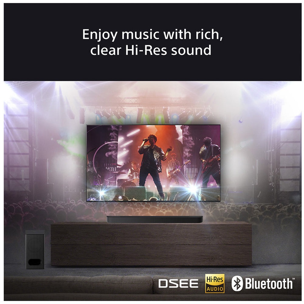 Sony HT-B600 3.1.2ch BRAVIA Theatre Bar 6 Dolby Atmos Bluetooth Soundbar with Wireless Subwoofer Black