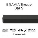 Sony HTA9000.CEK 7.0.2 BRAVIA Theatre Bar 9 Soundbar Black