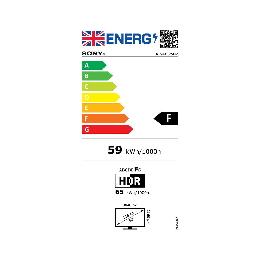 Sony K50XR75M2PB 50 Inch BRAVIA 7 II True RGB LED 4K Ultra HD HDR Smart Google TV 2026 50 Inch