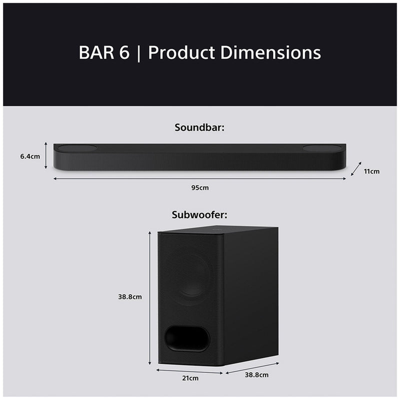 Sony K55XR55B 55 Inch BRAVIA 5 Mini LED 4K UHD HDR Smart TV and HT-B600 3.1.2ch BRAVIA Theatre Bar 6 Soundbar with Subwoofer