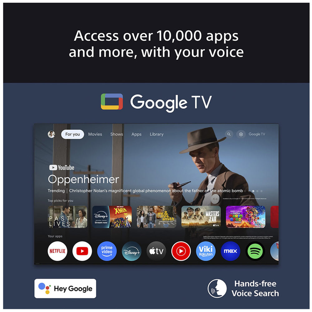 Sony K55XR55B 55 Inch BRAVIA 5 Mini LED 4K Ultra HD HDR Smart Google TV 2025 55 Inch