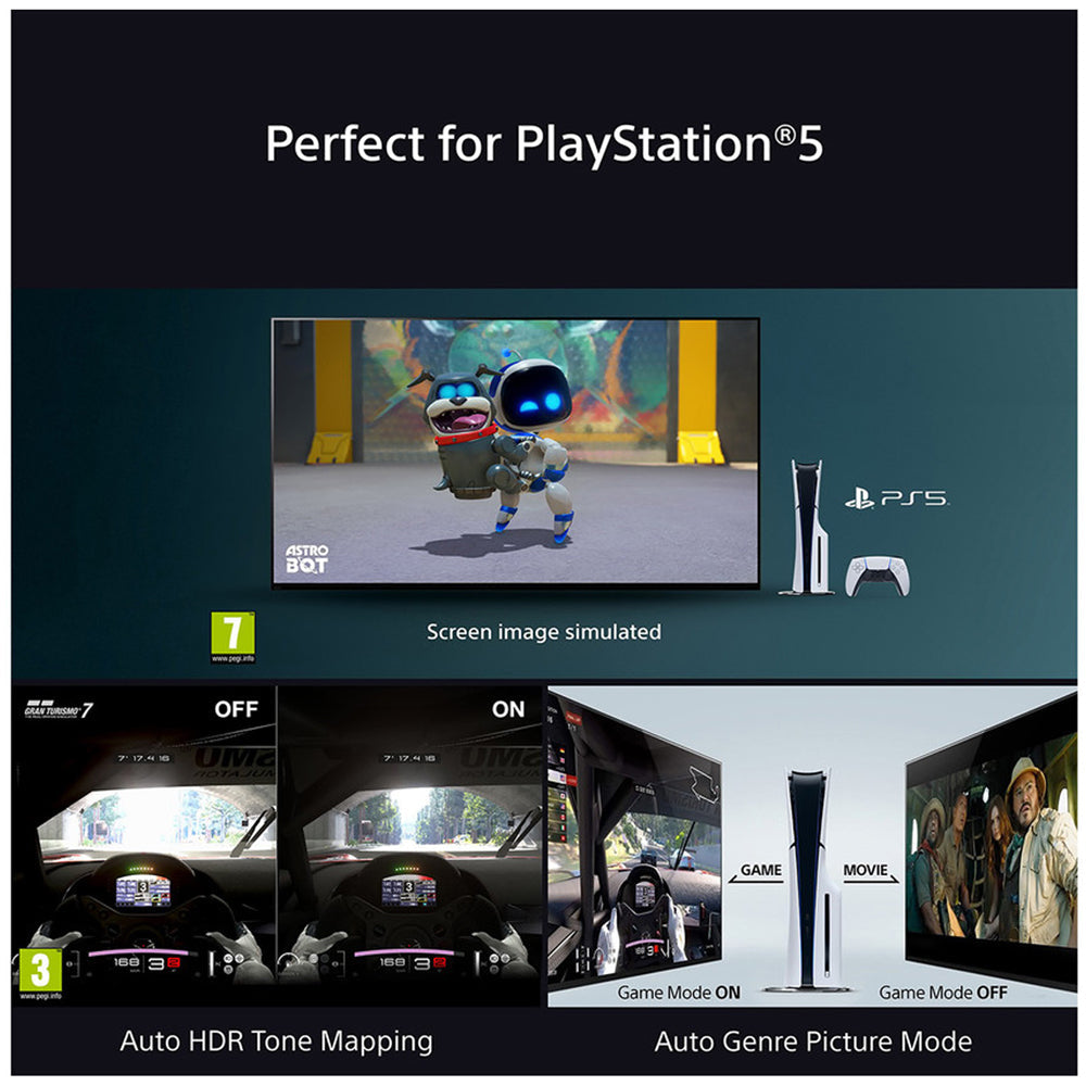 Sony K55XR55B 55 Inch BRAVIA 5 Mini LED 4K Ultra HD HDR Smart Google TV 2025 55 Inch