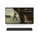 Sony K65XR70U 65 Inch 4K QLED Mini LED TV With HTA3000 3.1 channel Dolby Atmos Soundbar