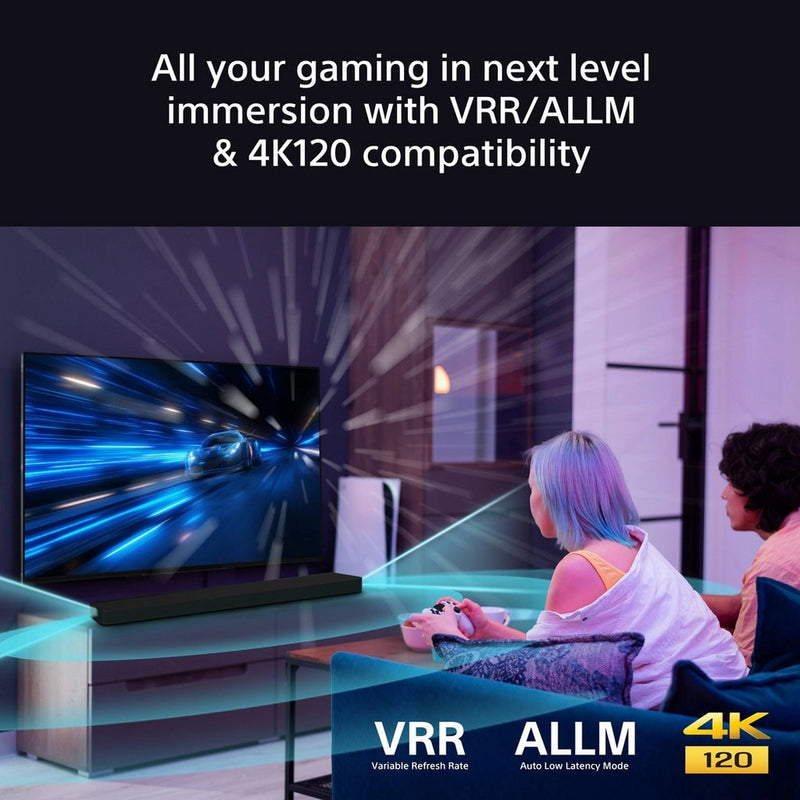 Sony K65XR80U 65 Inch BRAVIA 8 4K UHD HDR OLED Smart TV with BRAVIA Theatre Bar 8 HTA8000 Soundbar Bundle