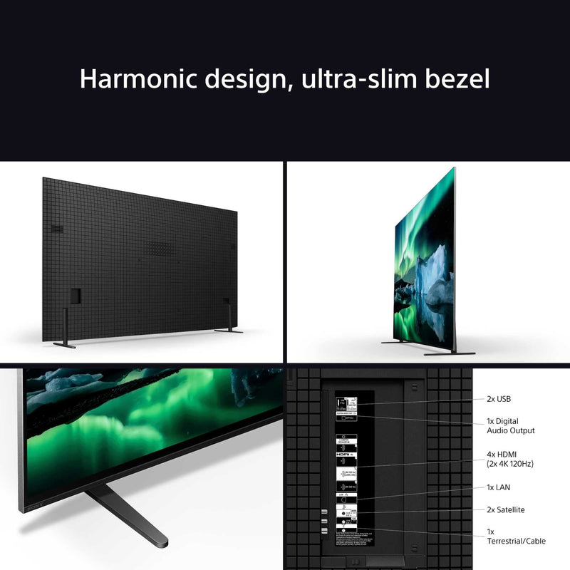 Sony K65XR8AU 65 Inch BRAVIA 8A 4K Ultra HD HDR OLED Smart Google TV 65 Inch