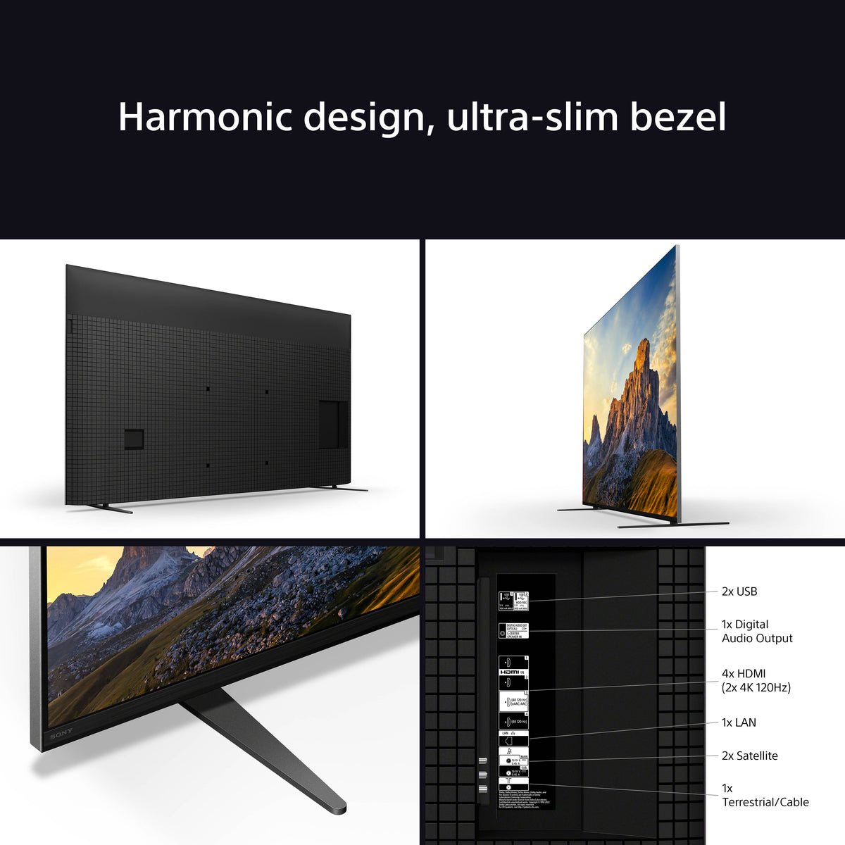Sony K75XR70PU 75 Inch BRAVIA 7 4K QLED Mini LED Smart Google Bravia TV 2024 75 Inch