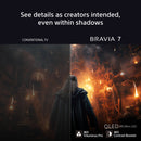 Sony K85XR70PU 85 Inch BRAVIA 7 4K QLED Mini LED Smart Google Bravia TV 2024 85 Inch