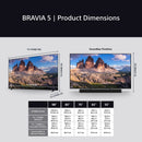 Sony K98XR55BP 98 Inch BRAVIA 5 Mini LED 4K Ultra HD HDR Smart Google TV 2025 98 Inch