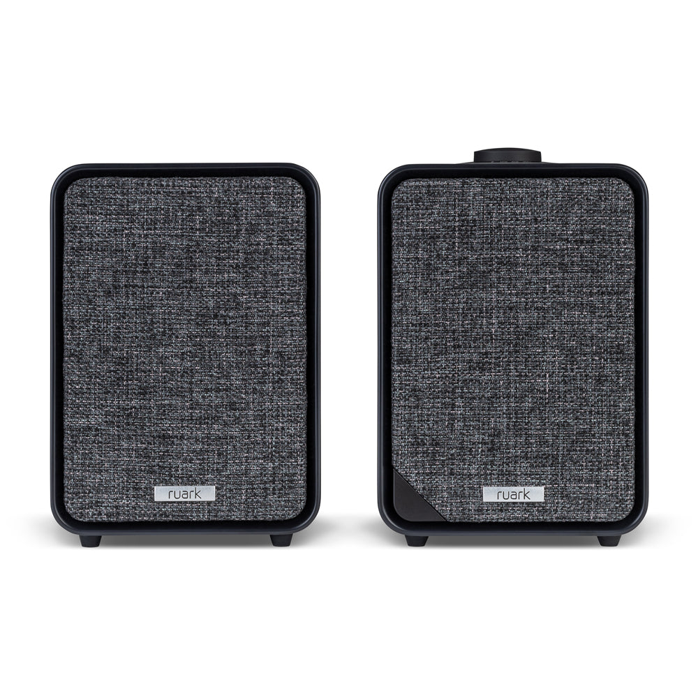 Sony PS-LX310BT Bluetooth Turntable and Ruark MR1 MK3 Active Bluetooth Speakers with Built-in MM Phono Preamp Black
