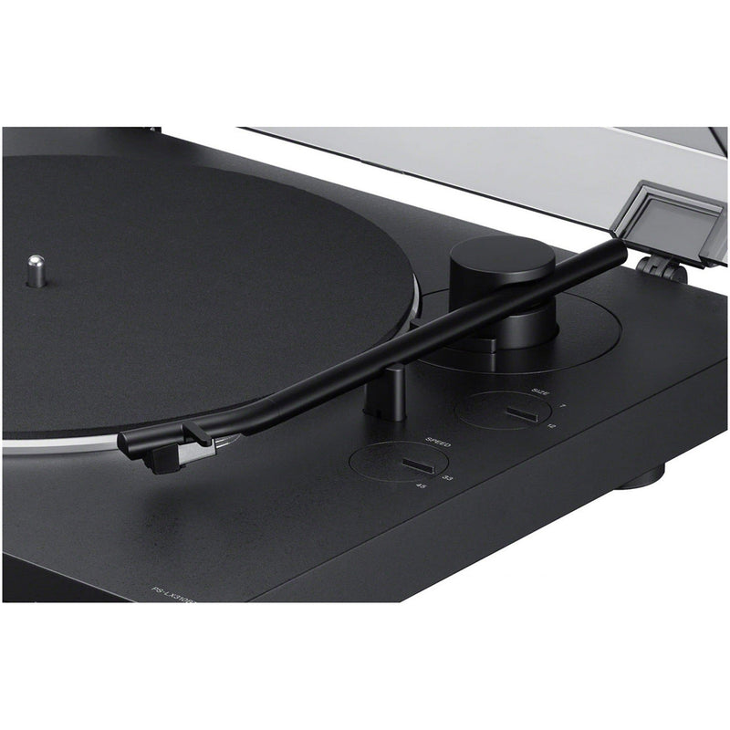 Sony PS-LX310BT Bluetooth Turntable with Audio Technica AT-SP3X White Powered Bookshelf Speakers HiFi Package