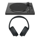 Sony PS-LX3BT Wireless Bluetooth Turntable with WH-CH720N Wireless Noise Cancelling Headphones - Black