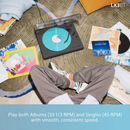 Sony PSLX3BT.CEK Belt Drive Wireless Bluetooth Turntable with Auto Playback Dark Grey