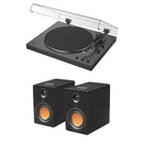 Sony PSLX3BT Fully Automatic Bluetooth Turntable with Mitchell Acoustics uStream One (MK1) Active Speakers HiFi Package