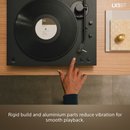 Sony PSLX5BT.CEK Fully Automatic Belt Drive Wireless Bluetooth Turntable with Auto Playback Pure Black