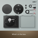 Sony PSLX5BT Fully Automatic Bluetooth Turntable with SRSULT30B ULT Field 3 Wireless Bluetooth Speakers Pair Hi-Fi Package