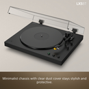 Sony PSLX5BT Fully Automatic Bluetooth Turntable with SRSULT30B ULT Field 3 Wireless Bluetooth Speakers Pair Hi-Fi Package
