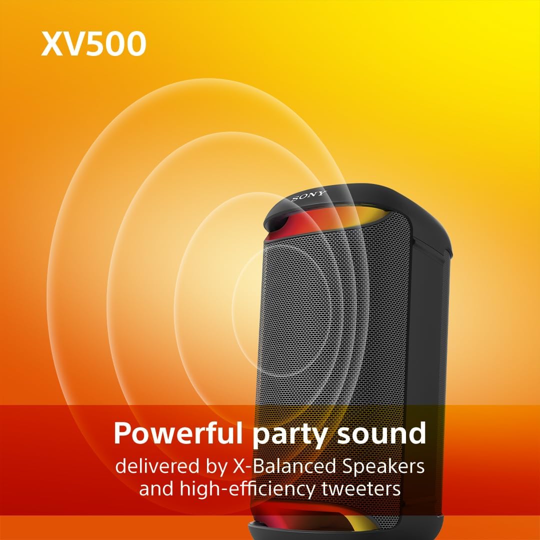 Sony SRS-XV500B X-Series Wireless Portable Party Speaker with Bluetooth - Clearance