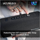 Sony SRSULT50B ULT FIELD 5 Wireless Bluetooth Portable Speaker Black Black