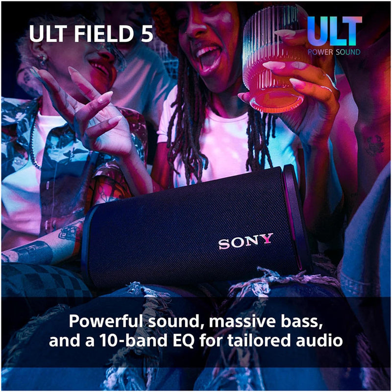 Sony SRSULT50B ULT FIELD 5 Wireless Bluetooth Portable Speaker Black Black