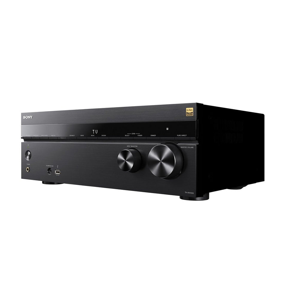 Sony TA-AN1000 7.2 Ch 8K Dolby Atmos AV Amplifier with Wharfedale DX3 HCP 5.1 Walnut Speaker Package Walnut