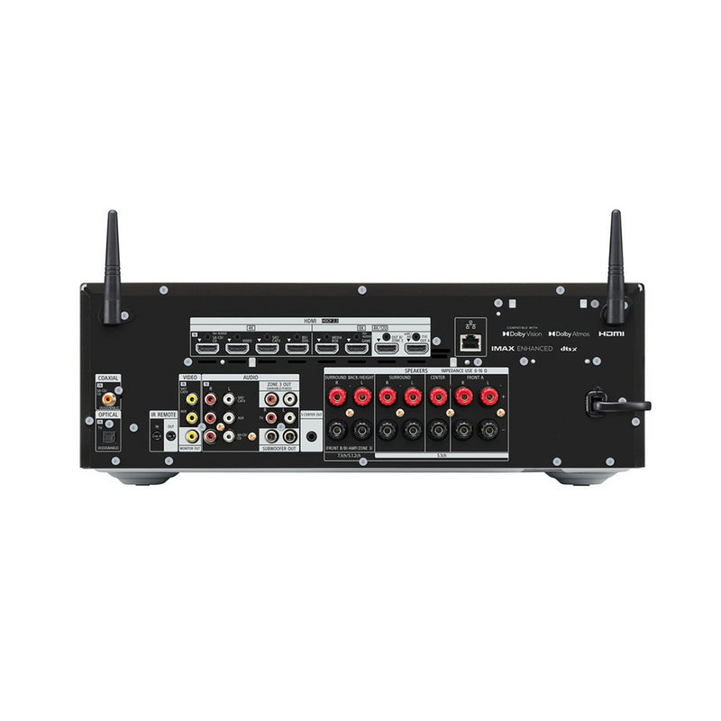 Sony TA-AN1000 7.2 Ch 8K Dolby Atmos AV Amplifier with Wharfedale DX3 HCP 7.1 Black Speaker Package Black